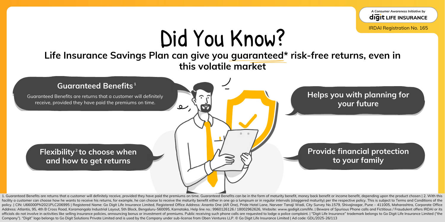 Life Insurance Awareness - Did you know - Life Insurance savings plan